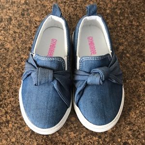 Gymboree size 7 toddler denim shoes